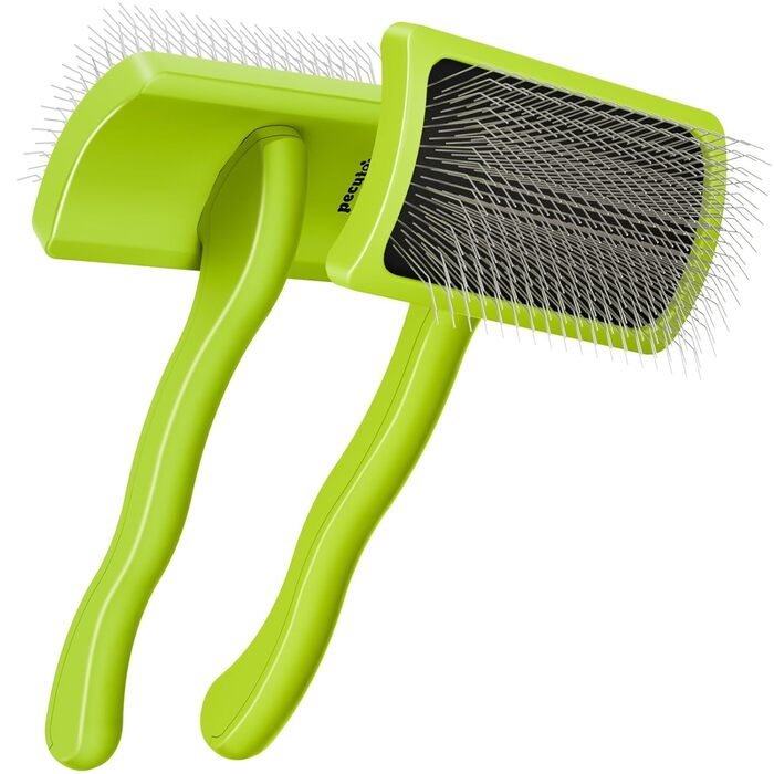 Професійна щітка Pecute Slicker для собак, видаляє підшерсток, ковтуни, 25 мм (S), без липких кульок