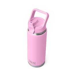 Термос-пляшка YETI Rambler 750 мл з вакуумною ізоляцією, нержавіюча сталь, з кришкою та трубочкою, колір Strong Pink