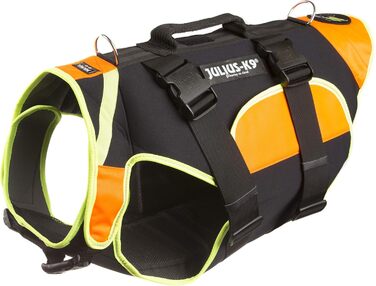 Жилет для собак Julius-K9 IDC 3в1, чорний та неоновий (XL)