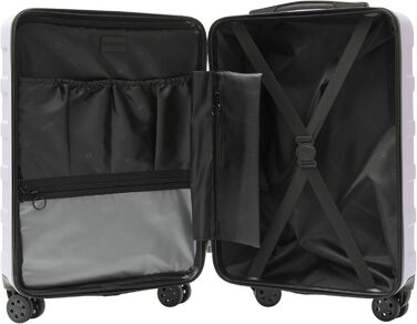 Чемодан ручної об'єму 24 л Cabin Max Anode Hardscalen, 40x30x20 см, сірий (для Wizz Air)