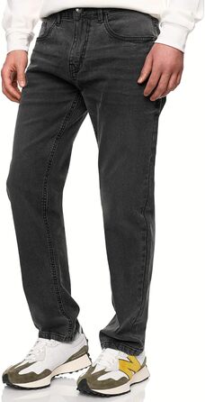 Чоловічі джинси Indicode INSantino з еластичного деніму (99% бавовна), темно-сірі, розмір 32W/32L