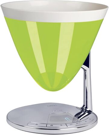 Кухонні ваги Bugatti Uma з таймером та електронним дисплеєм, 3 кг, зелений колір