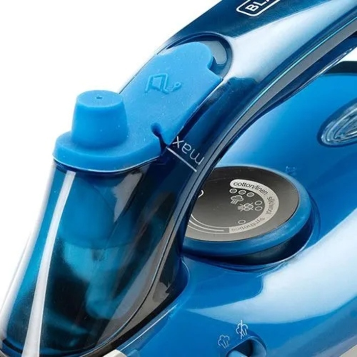 Праска Black+Decker BXIR1000E 1000 Вт, синьо-срібляста