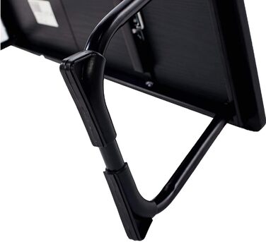 Зручний столик-трансформер для ліжка та дивану: регульована висота, складні ніжки, для ноутбука, їжі, читання. Білий/Чорний