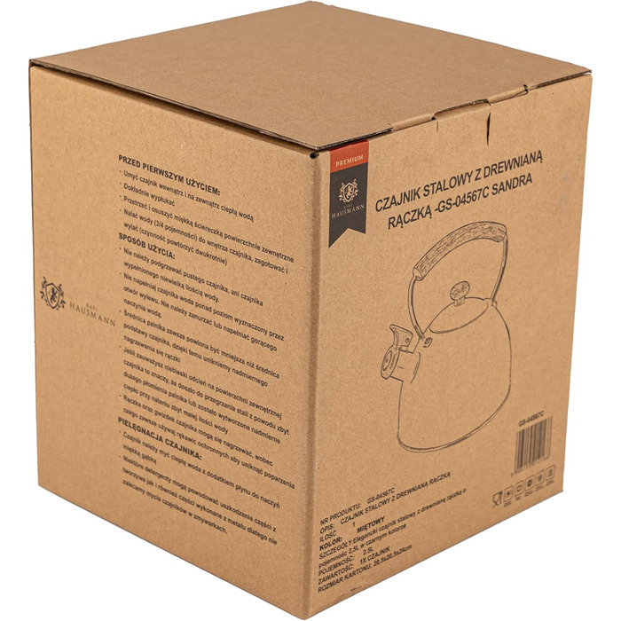 Електричний чайник-заварник Induktion 2.5L з автоматичним свистком - нержавіюча сталь для індукційних, газових та електричних плит