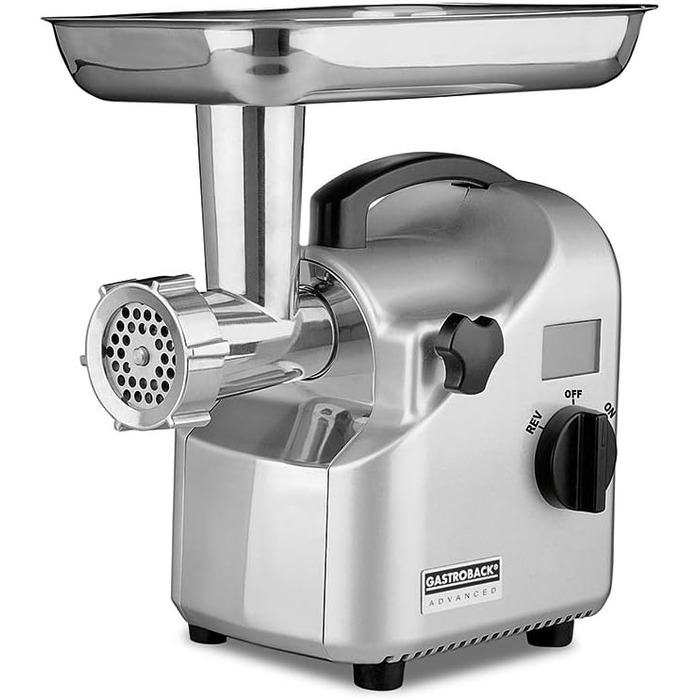 GASTROBACK Pro Meat Grinder 1000W - Aluminum & Stainless Steel