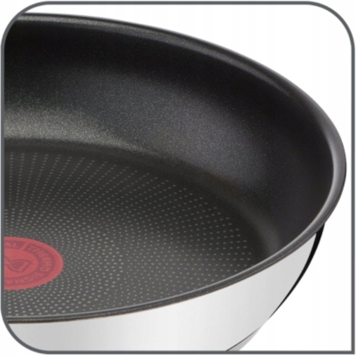 Набір сковорідок Tefal Emotion, титанове покриття, сріблясті, 3 предмети