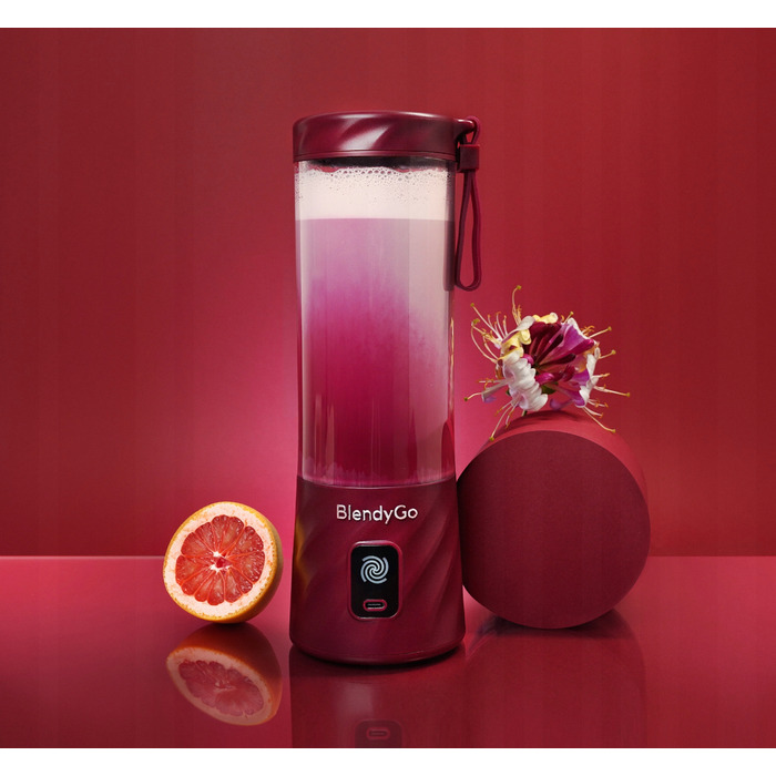 Бездротовий стаціонарний блендер BlendyGo 3, 250 Вт, червоний, 0,55 л
