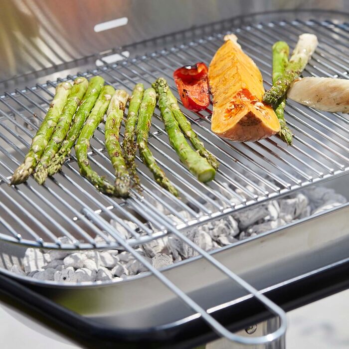 Барбекю-решітка Barbecook овальна з ручками 55x33,6 см для вугільних грилів Loewy та Arena, нержавіюча сталь, легке очищення