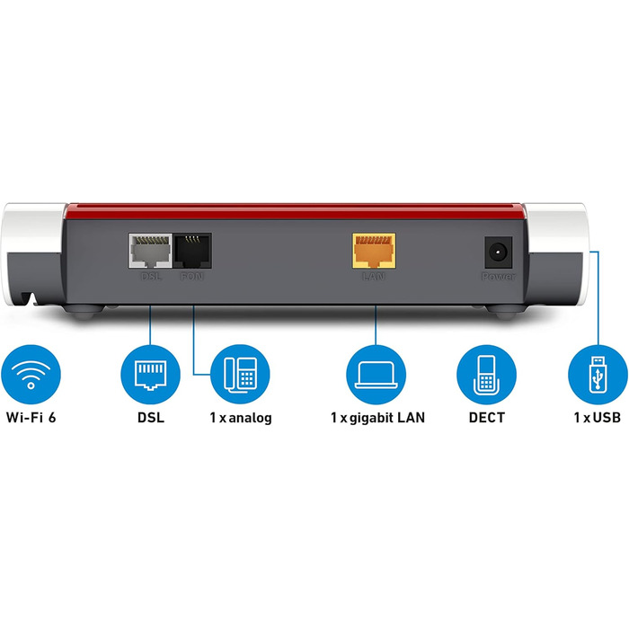 Роутер FRITZ!Box 7510 Wi-Fi 6 (DSL, VDSL, Mesh)