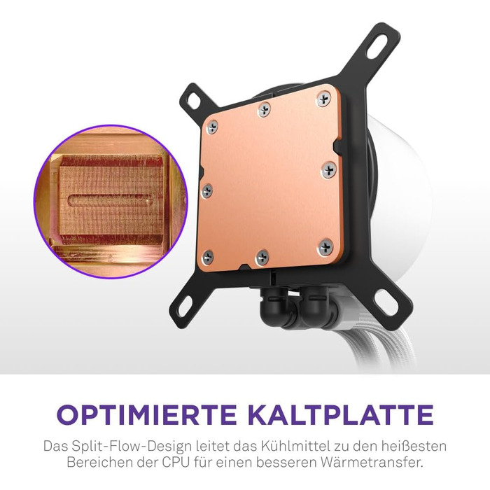 NZXT Kraken: Система водяного охолодження CPU з LCD-дисплеєм – 280 мм, Чорний