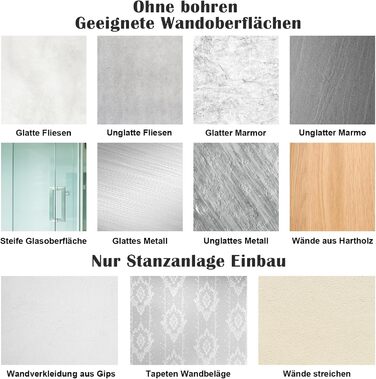 Тримач для рушників без свердління, висувний, чорний. Регульована ширина 38-75 см, з полицею для зберігання. Для ванної кімнати.