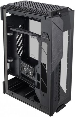 Корпус ПК ASUS TUF Gaming TG Black модулярний (двокамерний, Mini ITX, Mini-Tower)