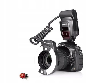 LED-спалах TTL Meike MK-14EXT для макрофотографії, для CANON