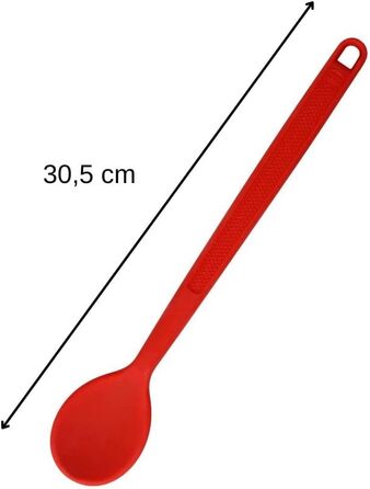 Дріт для збивання Dr. Oetker з нержавіючої сталі, ручка-гачок, червоний, 1 шт.