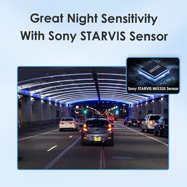 Відеореєстратор VIOFO A129 Plus Duo з двома камерами, GPS, WiFi, 2K (1440P) та 1080P, запис спереду та ззаду, моніторинг через додаток, G-сенсор, режим паркування, надсилання у випадку надзвичайної ситуації, Superkondensator