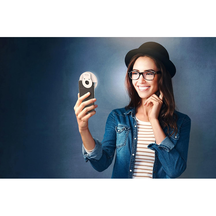 DIGIPOWER 11' кільцева лампа для макіяжу, YouTube, TikTok та Vlogging, регульована висота (58-168 см), 3 режими освітлення, 10 рівнів яскравості, тримач для телефону (iOS/Android), складана