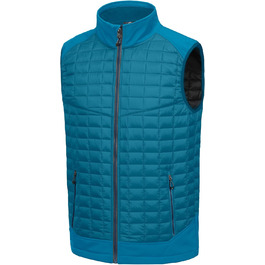 Little Donkey Andy Легка пухова жилетка для чоловіків, тепла безрукавка, outdoor-куртка для піших прогулянок, подорожей та бігу (S, Павіно-блакитний)