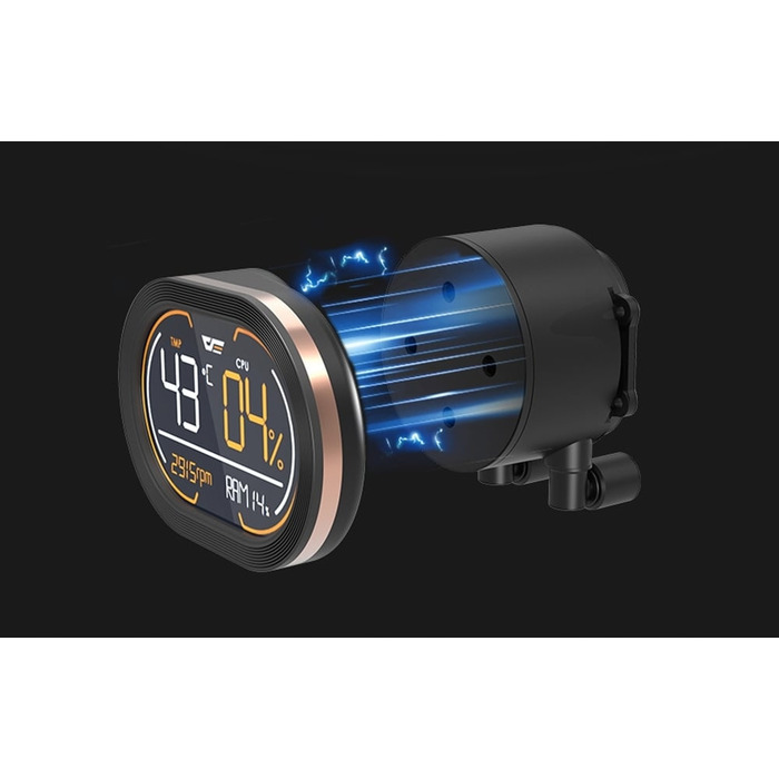 Рідинне охолодження процесора Darkflash DH240D v2 (чорне)