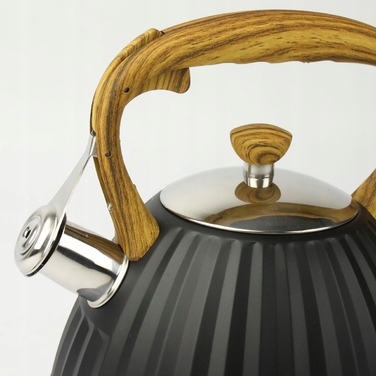 Класичний сталевий чайник Karl Hausmann, 3 л, чорний