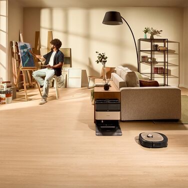 Робот-пилосос та робот-мийник Cecotec Conga Z100 X-Treme з автопорожненням та керуванням через додаток. Лазерна навігація, інтерактивне картування, 15000Pa, 240 хв автономної роботи, знімне моп, база з 3 баками