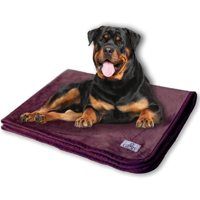 М'яка водонепроникна підстилка для собак, захисний чохол на диван 2 в 1 (Lila, розмір L 203 x 148 x 2 см)