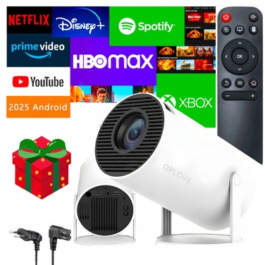 Смарт-проектор HY300 PRO LED Full HD з Wi-Fi та Android TV