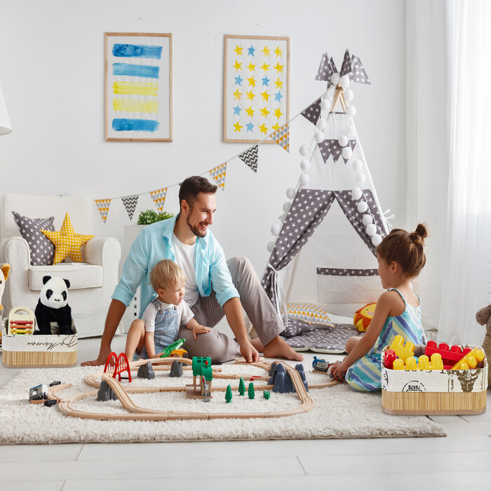 Relaxdays Storage Baskets, 3-Piece Set