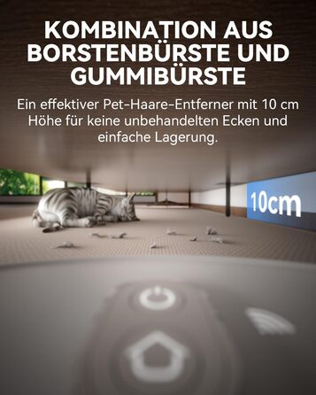Робот-пилосос Tesvor S8MAX 3-в-1 з функцією миття підлоги, 8000Pa, LiDAR-навігація, 240 хвилин роботи, керування через додаток/Alexa, самостійна вивантаження сміття, 2.5L, для великих приміщень та домогосподарств з тваринами