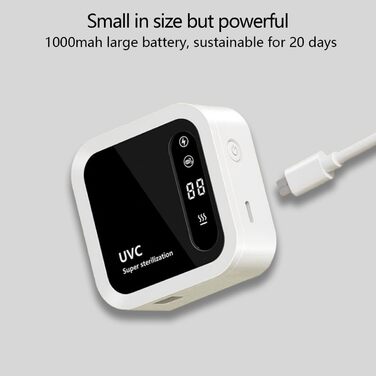 UV Toothbrush Sterilizer Toothbrush Sanitizer Holder, Drill-Free with Digital Display, Dual Mode, 99% Germ Elimination Rate