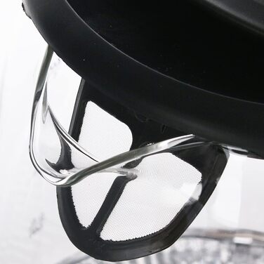 Електричний чайник EMERIO з боросилікатного скла, 1.7 л, синя LED-підсвітка, 2200 Вт, 360° підставка, без BPA