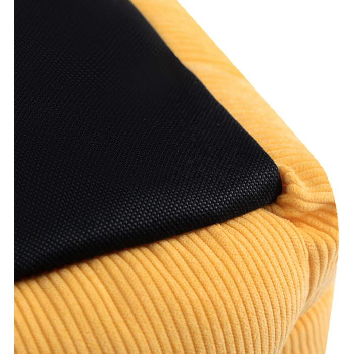 Килимок для котів та собак Hollypet, м'яке ліжко для тварин, 55x45x15 см, жовтий