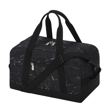 Спортивна сумка Mini Reisetasche 18л, дорожня сумка для фітнесу та школи 35x20x25 см (Мармур, 14 дюймів)
