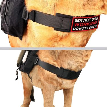 Рюкзак для собак великих та середніх порід: зручний рюкзак-переноска для подорожей, кемпінгу та хайкінгу з двома місткими бічними кишенями (чорний, L)