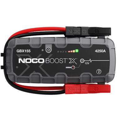 Бустерний пускач NOCO Boost X GBX155 4250A для автомобілів (бензин до 10.0L, дизель до 8.0L) — Потужний Powerbank для запуску двигуна