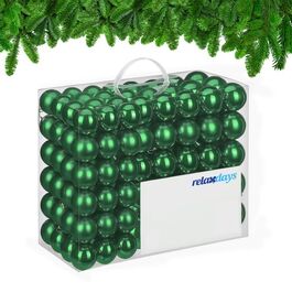 Relaxdays Set of 100 Christmas Baubles