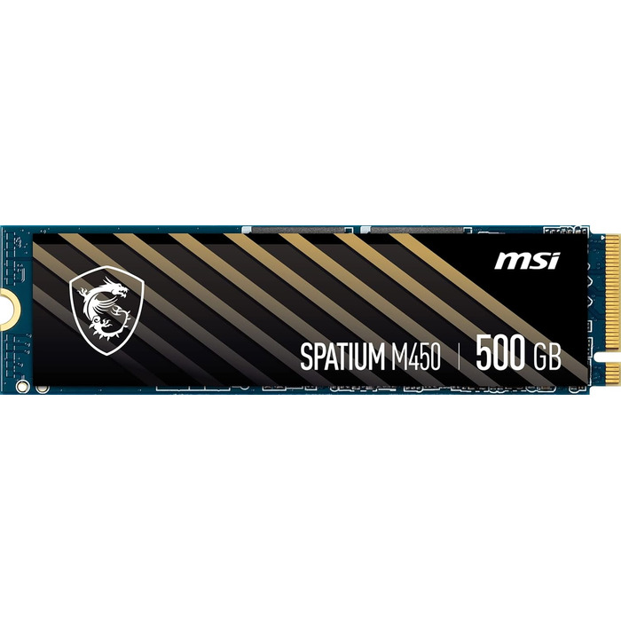 SSD MSI Spatium 2TB PCIe 4.0 NVMe M.2 - Внутрішній твердотільний накопичувач, 7000 МБ/с (читання) & 6800 МБ/с (запис), 3D NAND, Захист даних, 5 років гарантії (1400 TBW)