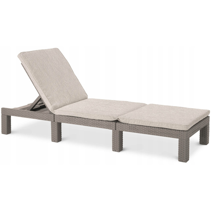 Шезлонг Keter Daytona Deluxe, колір капучино