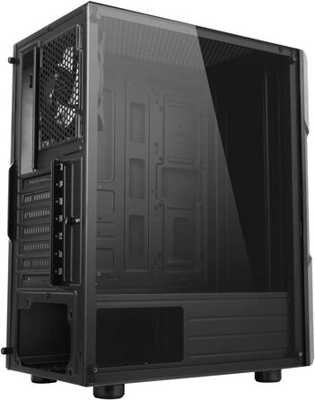 Комп'ютерний корпус Spirit of Gamer Gamer Clone III з RGB підсвічуванням - ATX/mATX/ITX Tower з металевою передньою панеллю та скляною бічною панеллю