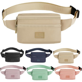 Поясна сумка на пояс для чоловіків та жінок, спортивна, водовідштовхувальна, велика, для телефону, на бігу, камуфляж (хакі)