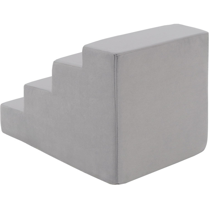 Сходинки для собак Velinda з 4 ступенями, сходи для котів, сходи для домашніх тварин, допомога у вході, пінопласт (сірий)