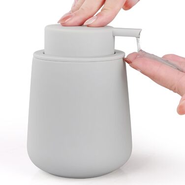 Дозатор для рідкого мила BosilunLife 350 мл, наповнюваний, великий насос, стильний, неслизький, BPA-free, для кухні та ванної кімнати