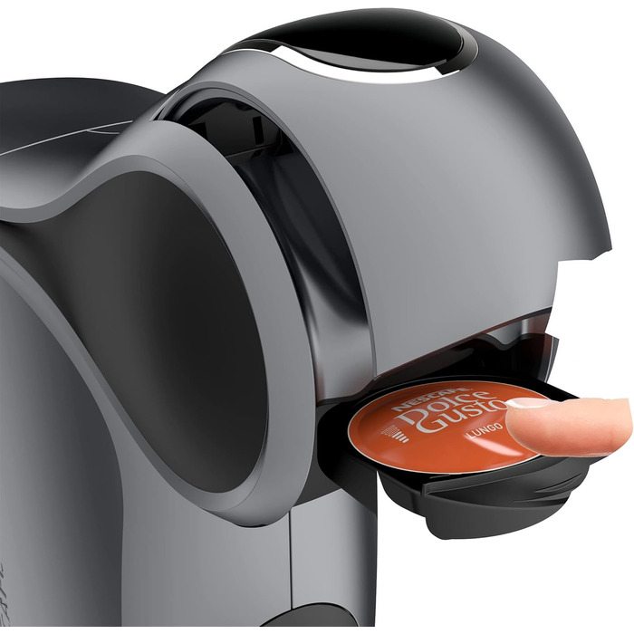 Кавомашина De'Longhi Nescafe Dolce Gusto Genio S Touch EDG426.GY, для капсул, еспресо, капучино, латте, шиферно-сіра