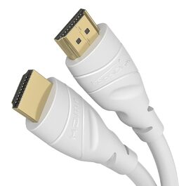 HDMI кабель KabelDirekt 2м - 8K, 4K, білий - для Blu-ray, PS5, Xbox Series, Switch - Розроблено в Німеччині