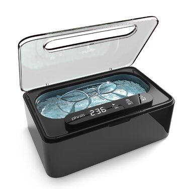 Ультразвуковий очисник Phniti 47 кГц: для окулярів, прикрас, зубних протезів | 3 режими, 330 мл