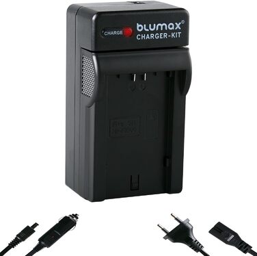 Зарядний пристрій Blumax Slim Dual для акумуляторів Sony NP-FZ100 – сумісний з Alpha 6600, 6700, A7 III, 7RM3, Alpha 9 III, 9III, 9S, A9, A9III, A9S