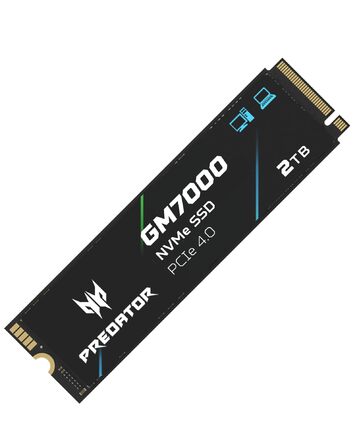 SSD Acer Predator GM7000 2TB - NVMe PCIe Gen4 - 7400 MB/s - для ПК та ноутбуків, сумісний з PS5