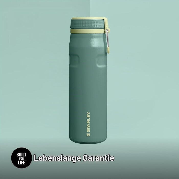 Термопляшка Stanley IceFlow Bottle Twist Flip 0.47L — герметична, зі стійким покриттям, колір Shale