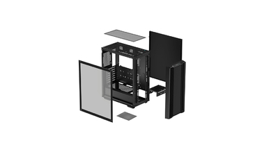 Корпус Deepcool CC560 V2 Limited Midi Tower, чорний