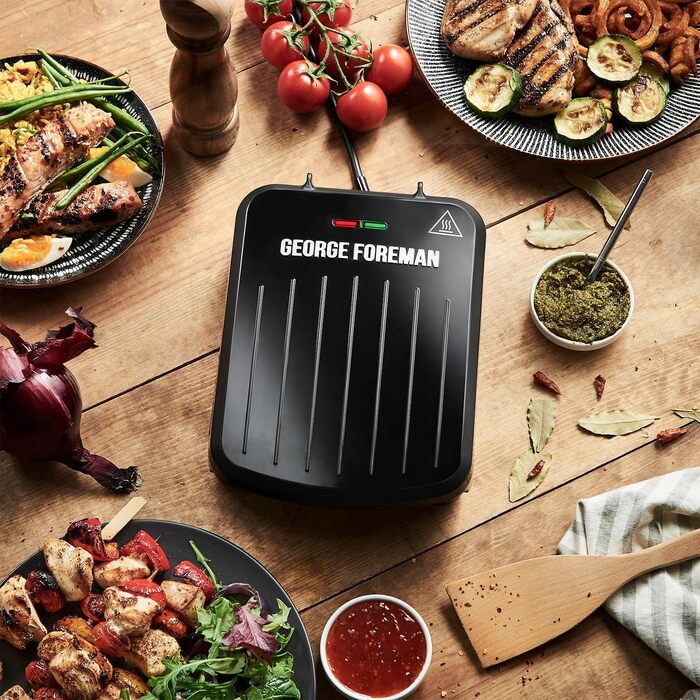 George Foreman 25800 Grill & Cook Plate - Versatile Grill, Cooktop & Toaster, Fast Heating, Easy Cleaning, Black